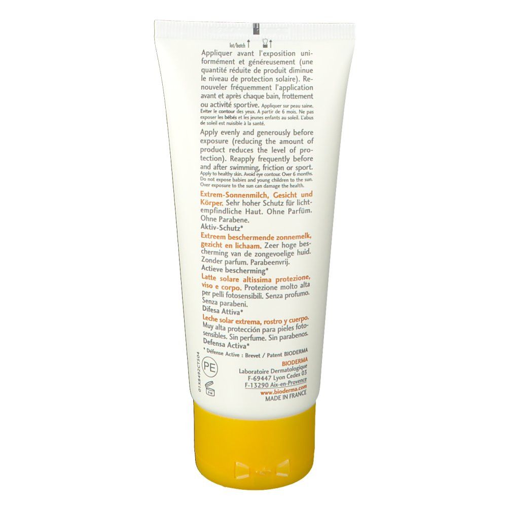 Bioderma Photoderm Sensitive SPF50+ Lait Extrème
