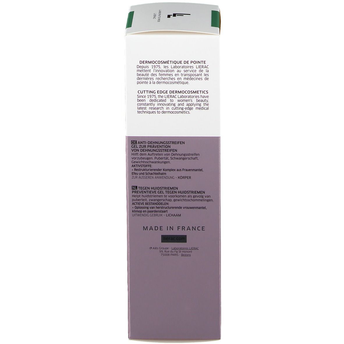 LIERAC Phytolastil Gel Prévention des vergetures