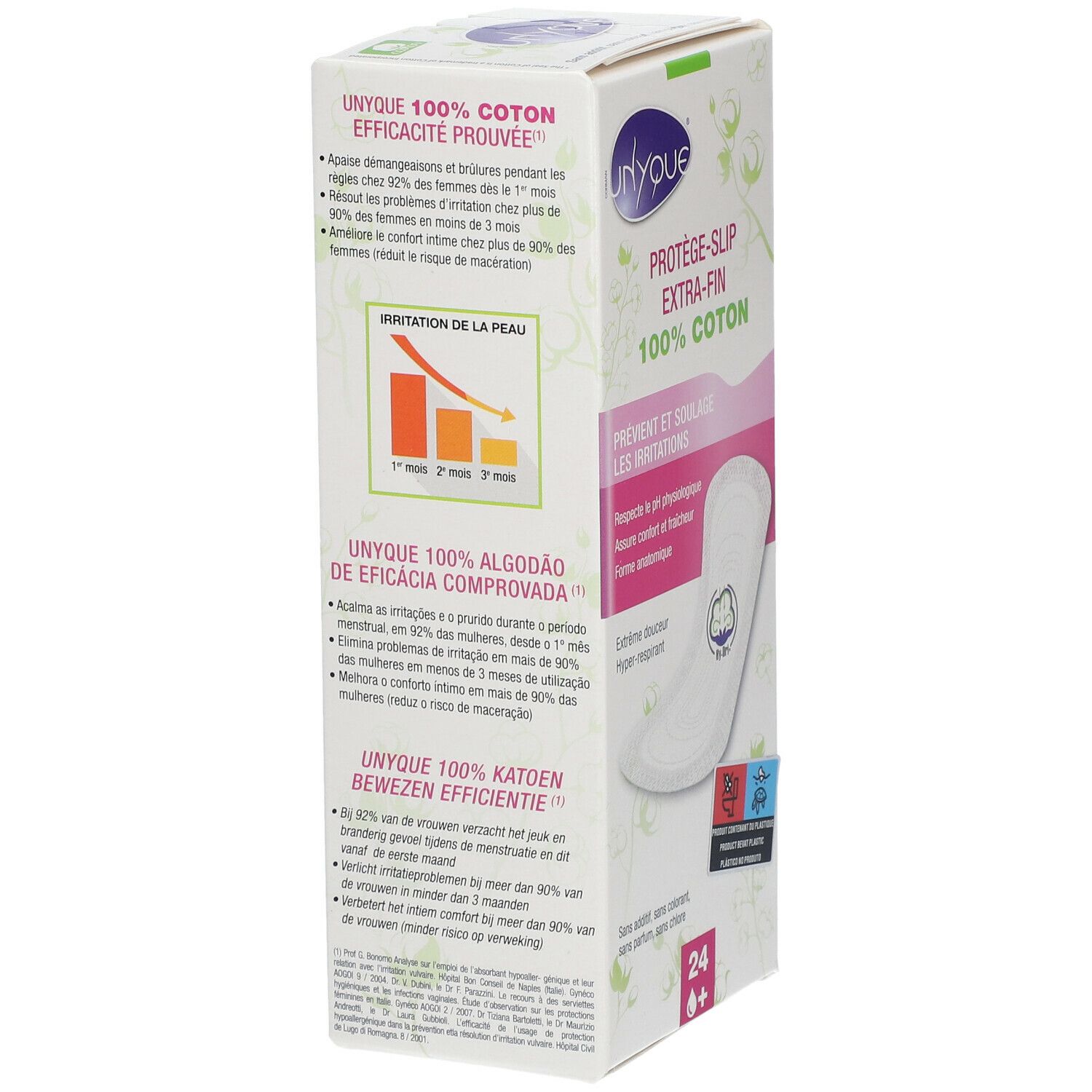 Unyque® Protège-slips extra fins x24
