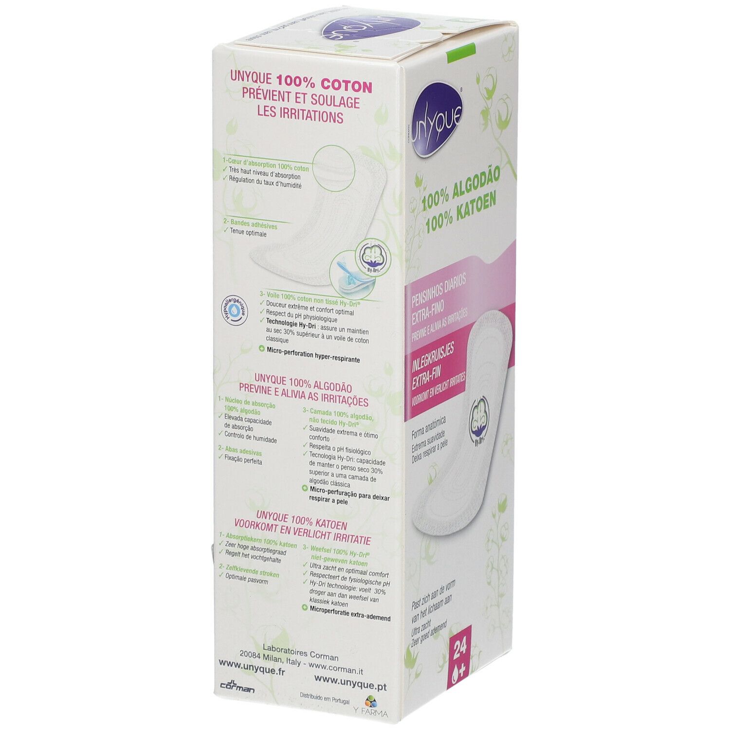 Unyque® Protège-slips extra fins x24