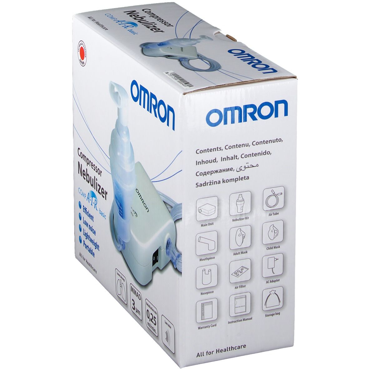 Omron CompAIR Basic C802 Nébuliseur à Compresseur, 1 pièce