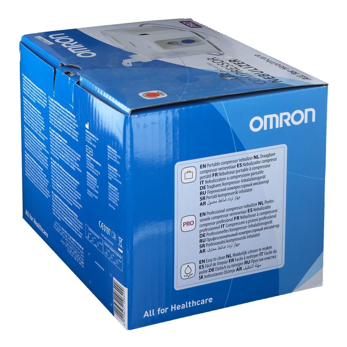 Omron Compair Pro NE-C900 Compresseur-Nébuliseur Pneumatique Adulte 1 Kit