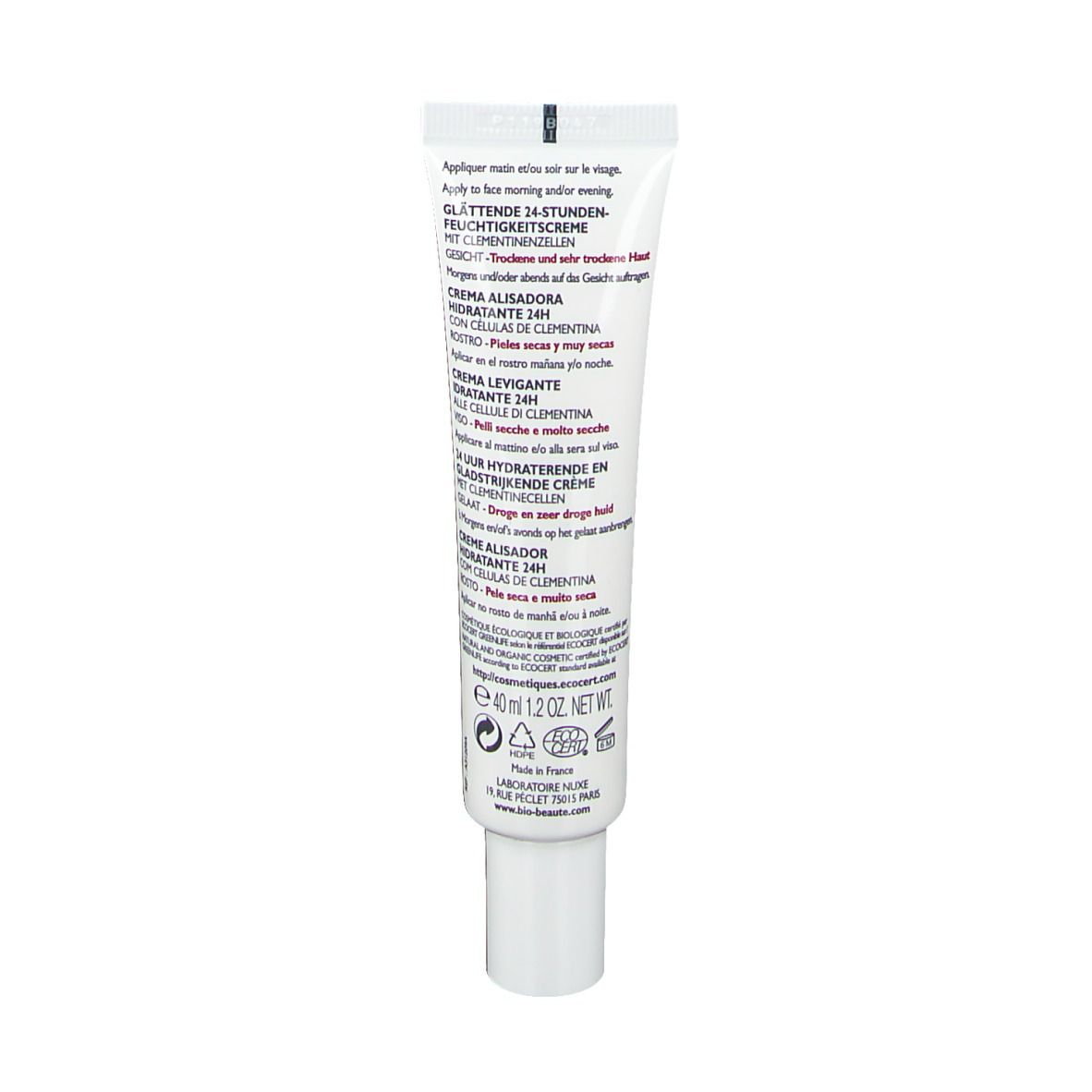 Nuxe Bio Beauté® Crème lissante hydratante 24h