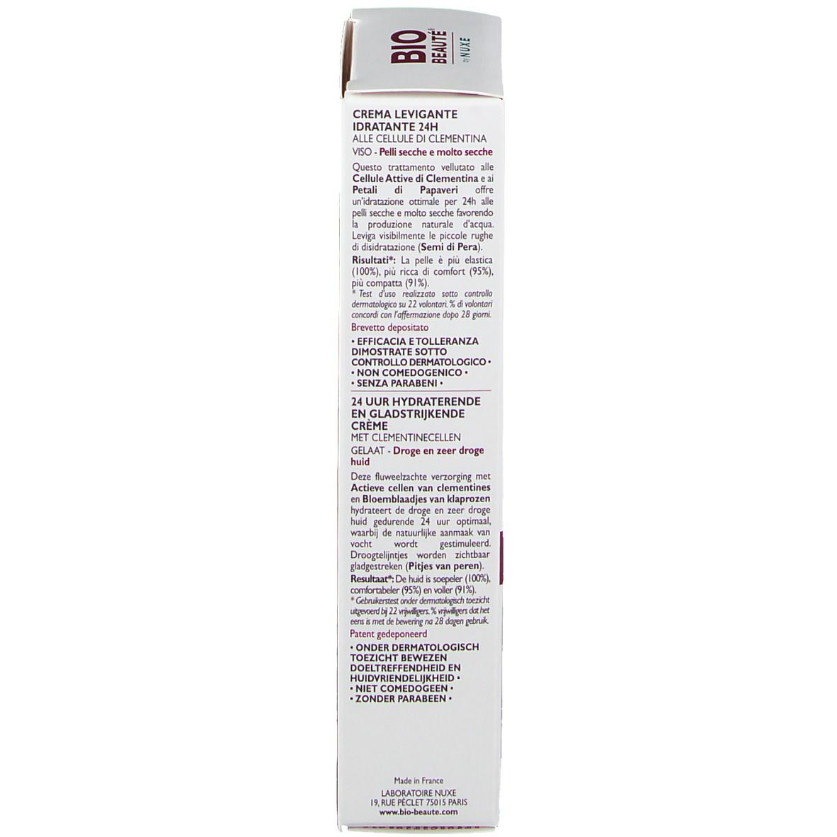 Nuxe Bio Beauté® Crème lissante hydratante 24h
