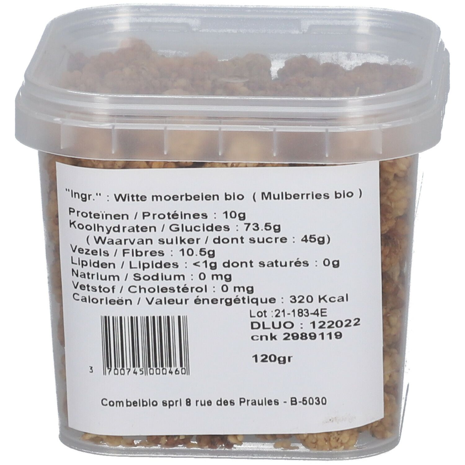 Super Aliments Mûres Blanches Pocket Bio