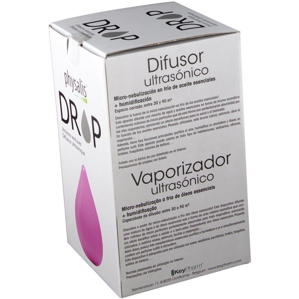 Physalis Diffuseur Ultrasonique Drop Fuchsia