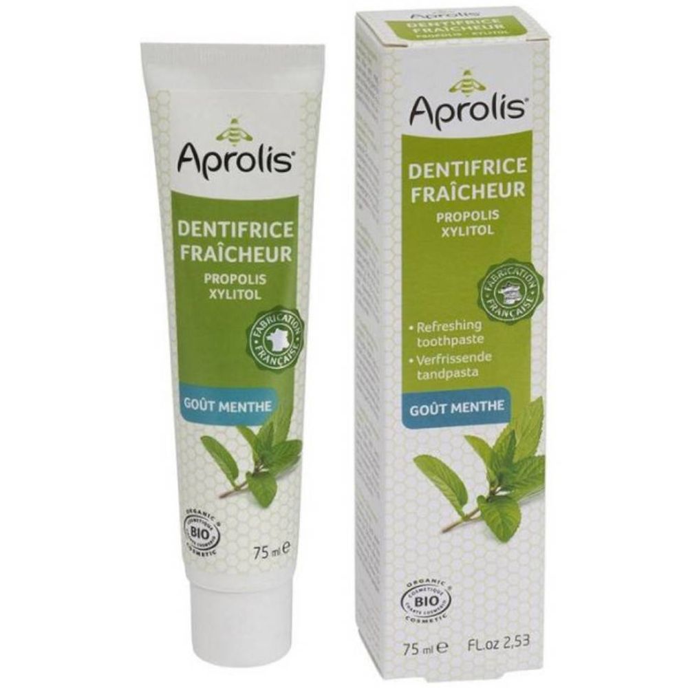 Aprolis® Dentifrice fraîcheur Menthe Bio