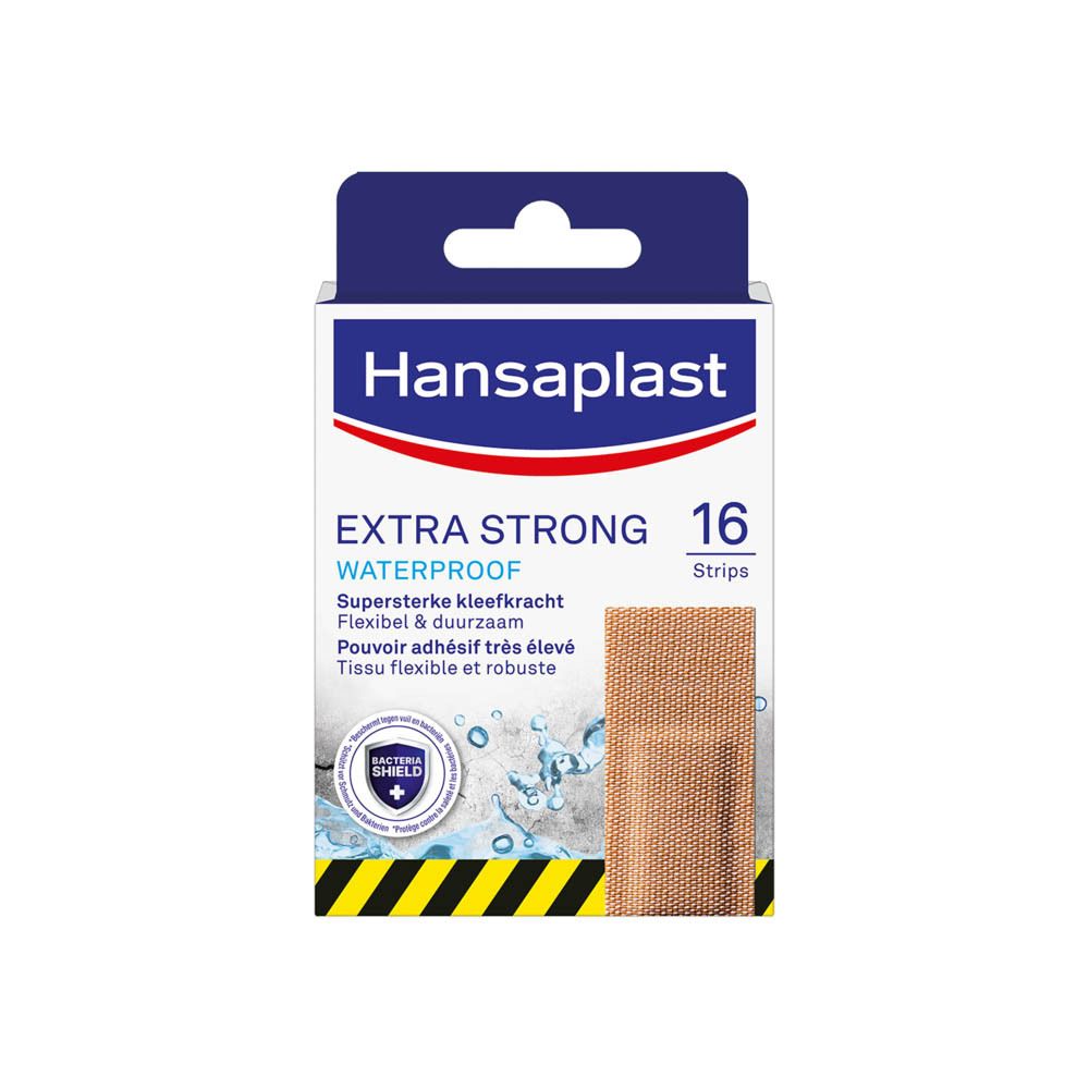 Hansaplast Extra-strong Waterproof Pansements 72 mm x 30 mm