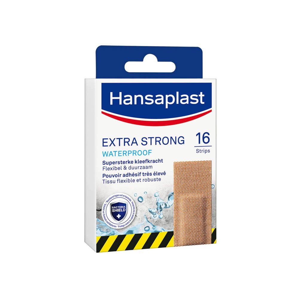 Hansaplast Extra-strong Waterproof Pansements 72 mm x 30 mm