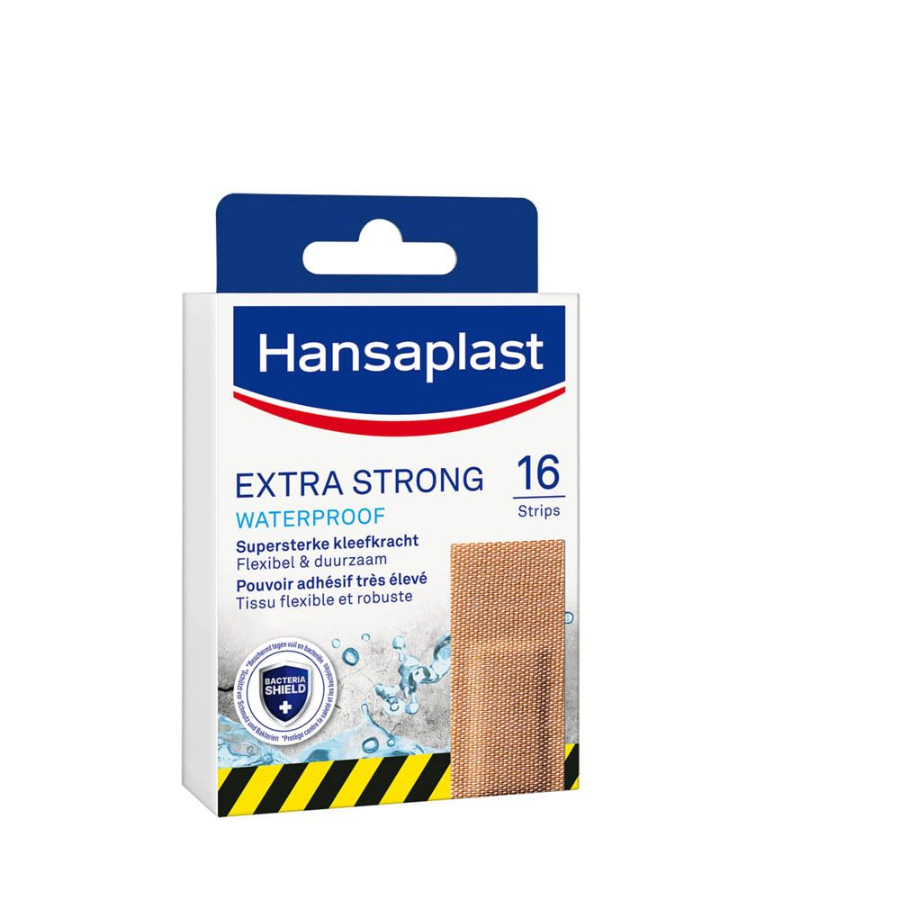 Hansaplast Extra-strong Waterproof Pansements 72 mm x 30 mm