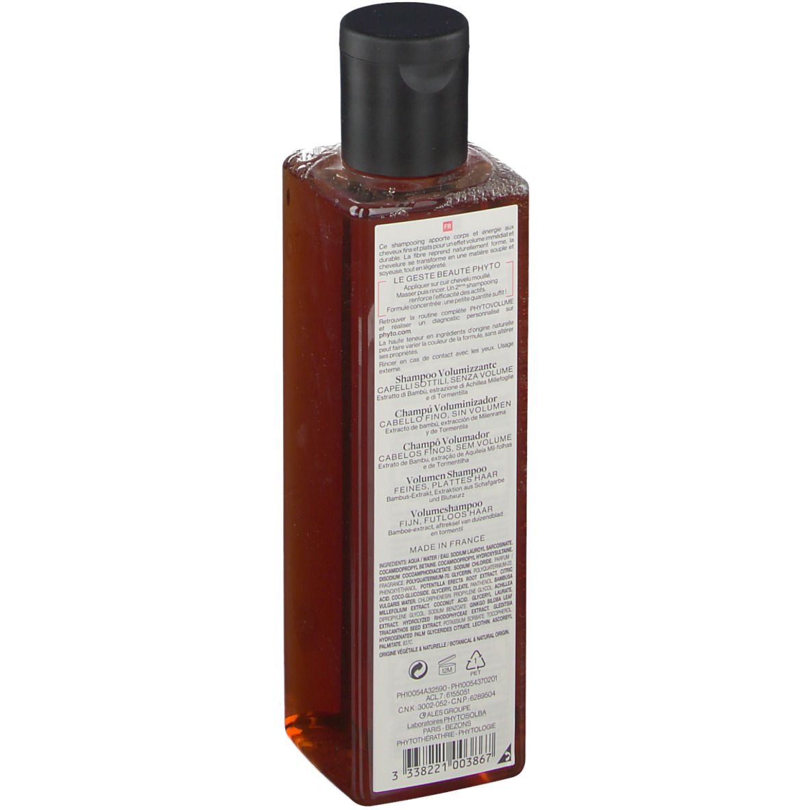 PHYTO PHYTOVOLUME Shampooing Volumateur Cheveux fins