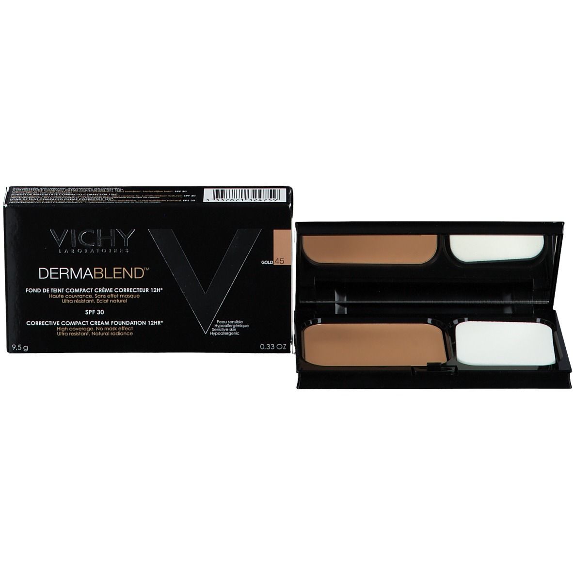 VICHY Dermablend fond de teint compact crème gold n° 45