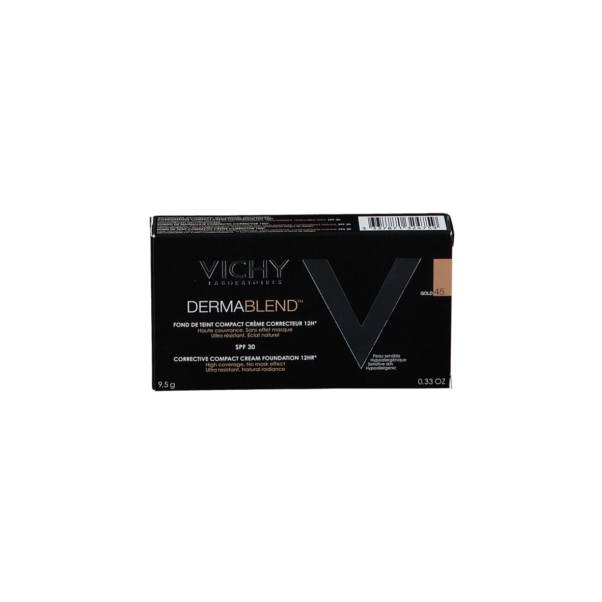VICHY Dermablend fond de teint compact crème gold n° 45