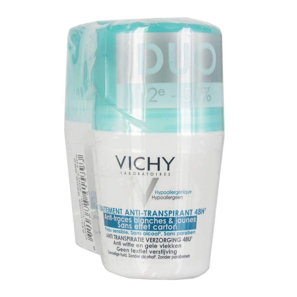 Vichy Deodorant Anti-Trace Duo Promo 2ieme -50%