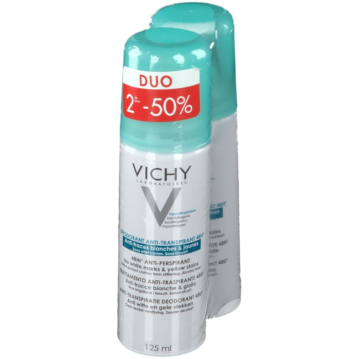 VICHY Déodorant anti-transpirant anti-traces
