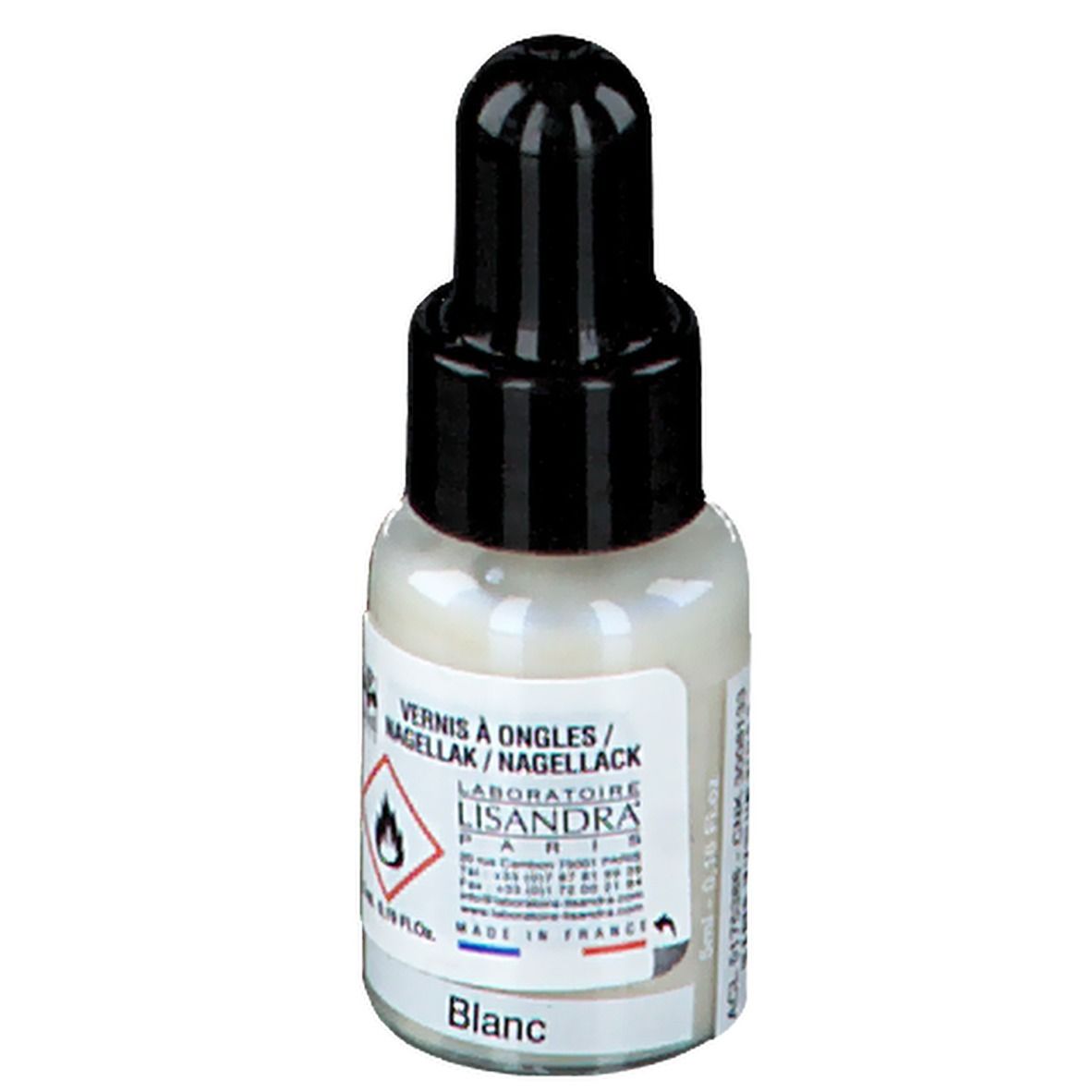 Lisandra Cosmé Nail® Vernis à ongles 4 Blanc