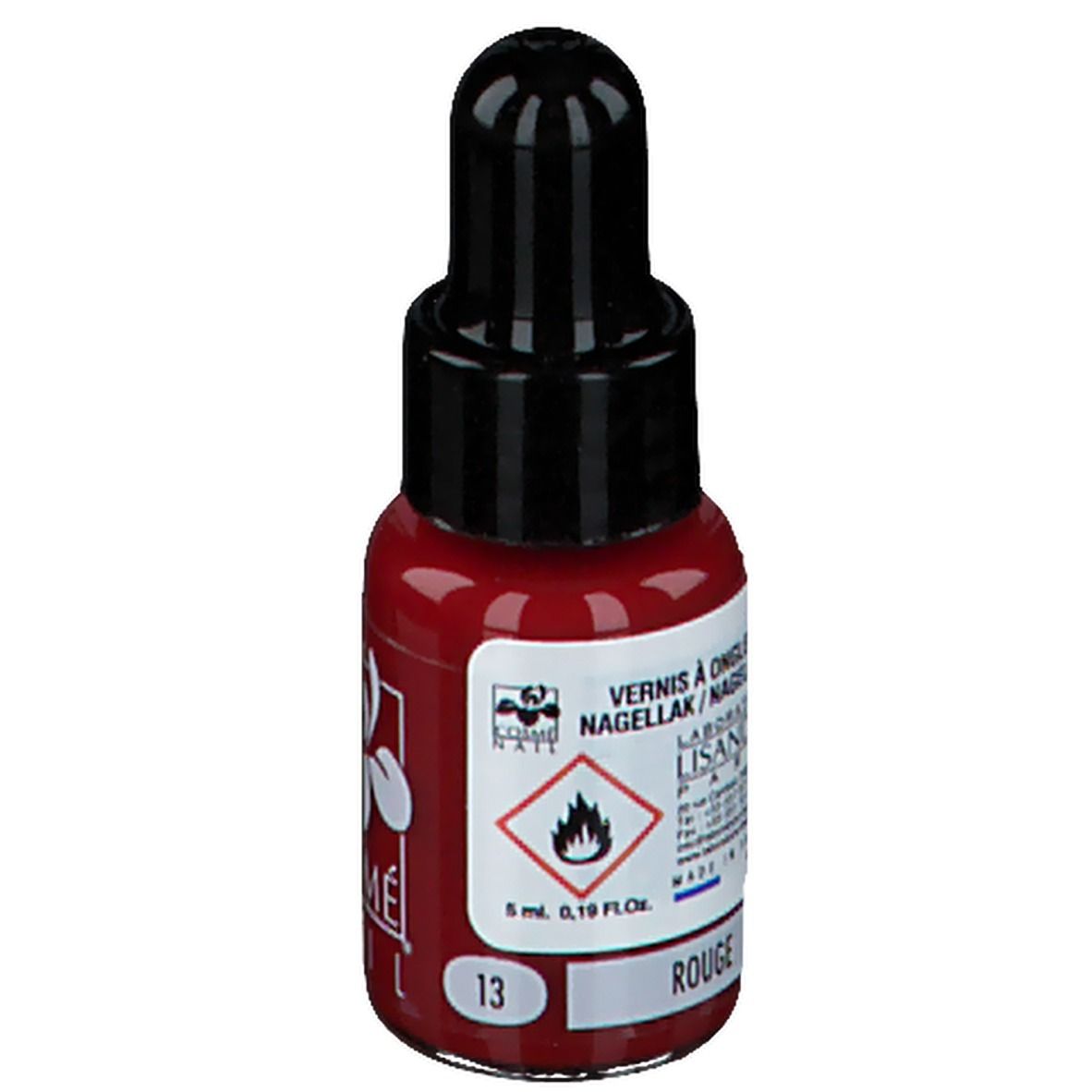 Lisandra Cosménail Vernis à Ongles 13 Rouge