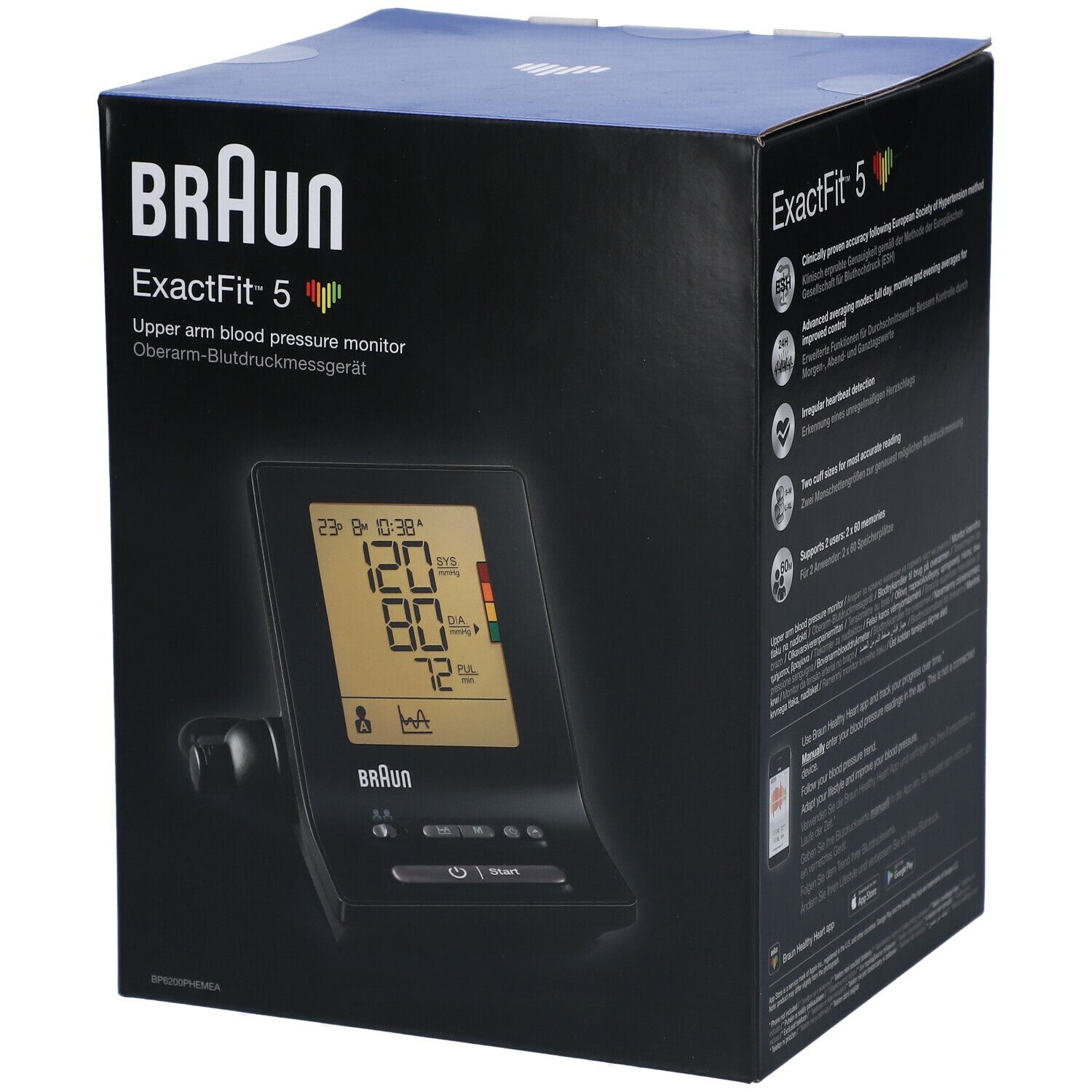 Braun ExactFit 5 BP6200 Tensiomètre Au Bras