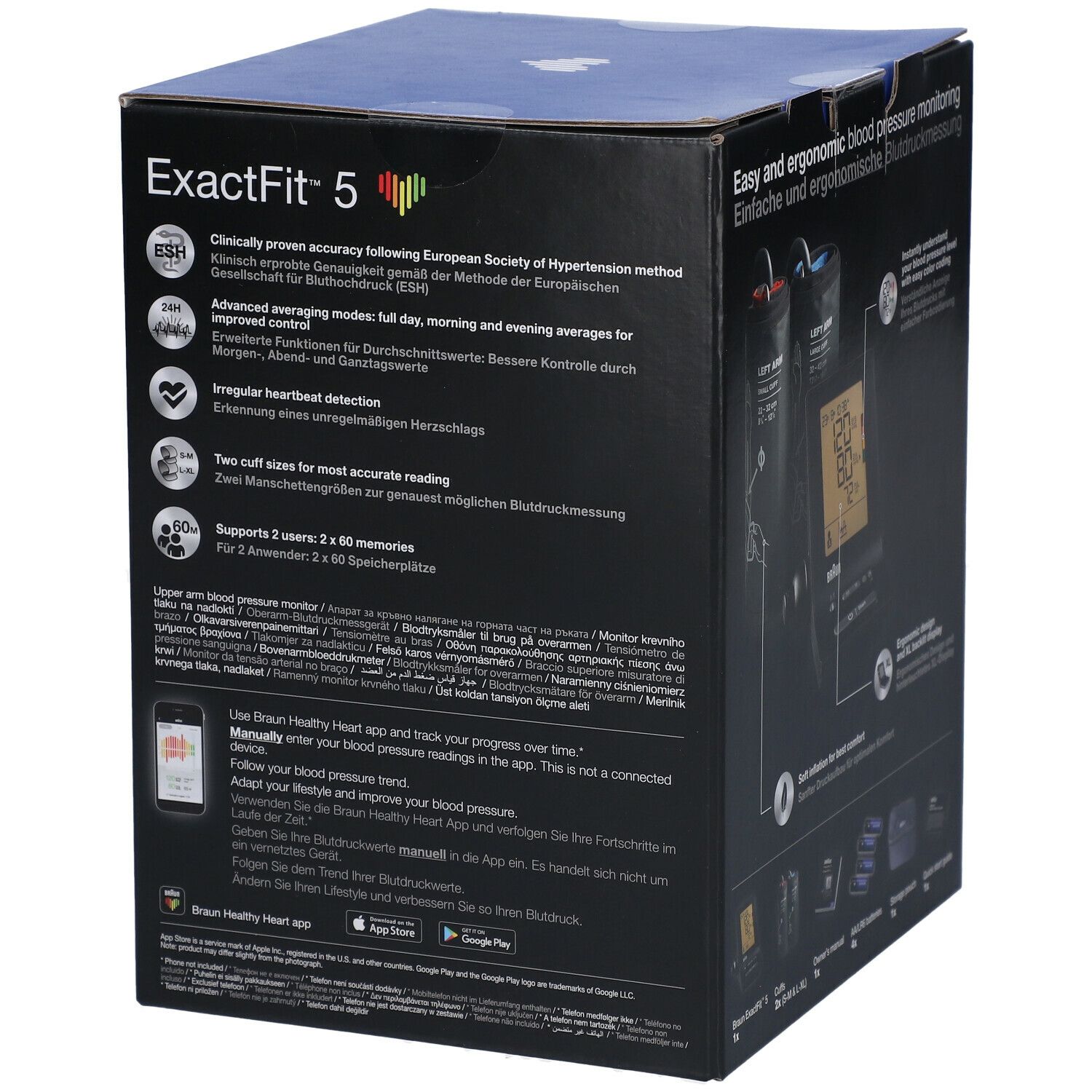 Braun ExactFit 5 BP6200 Tensiomètre Au Bras