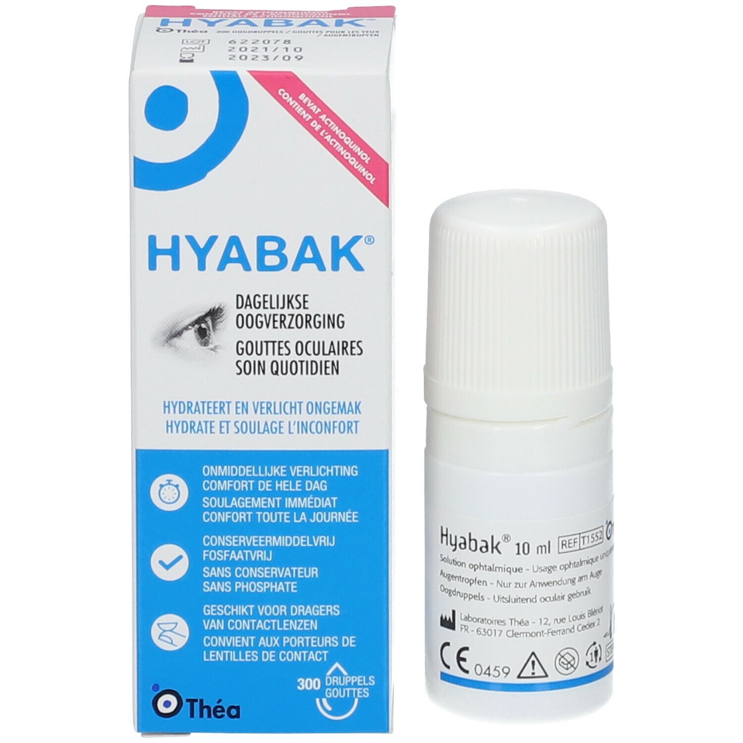 Hyabak 0,15 % Gouttes oculaires