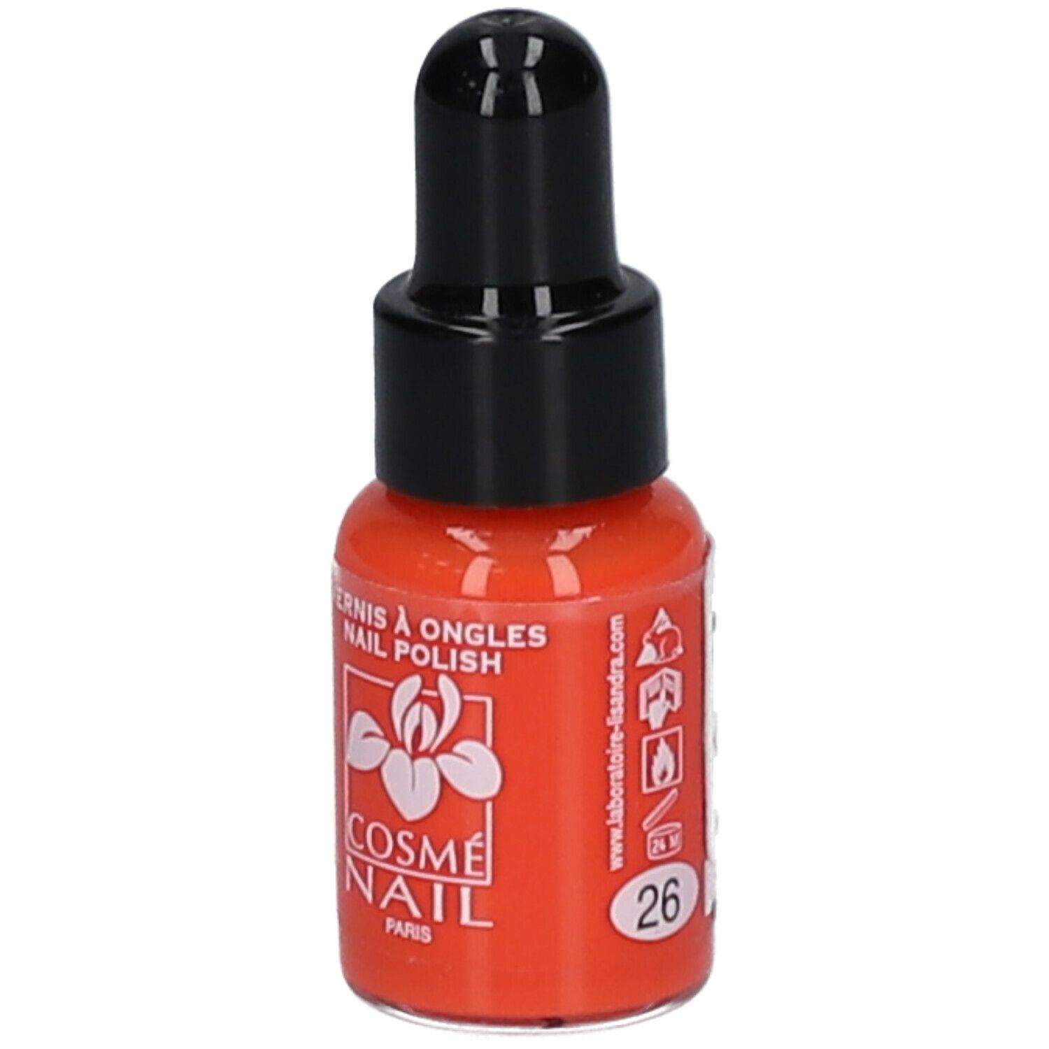 Lisandra Cosménail Vernis à  Ongles 26 Orange