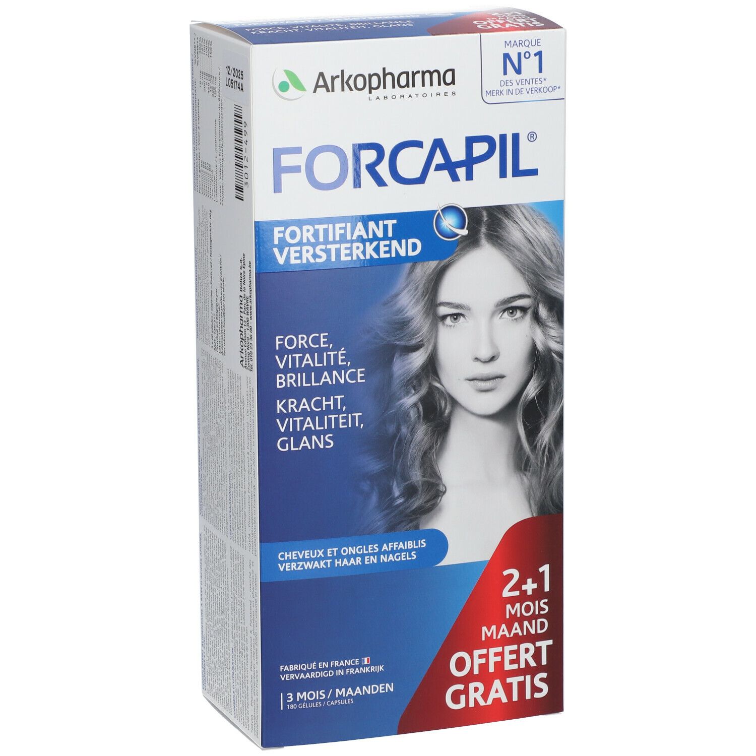 Arkopharma Forcapil® cheveux et ongles 180 pc(s) - Redcare Pharmacie