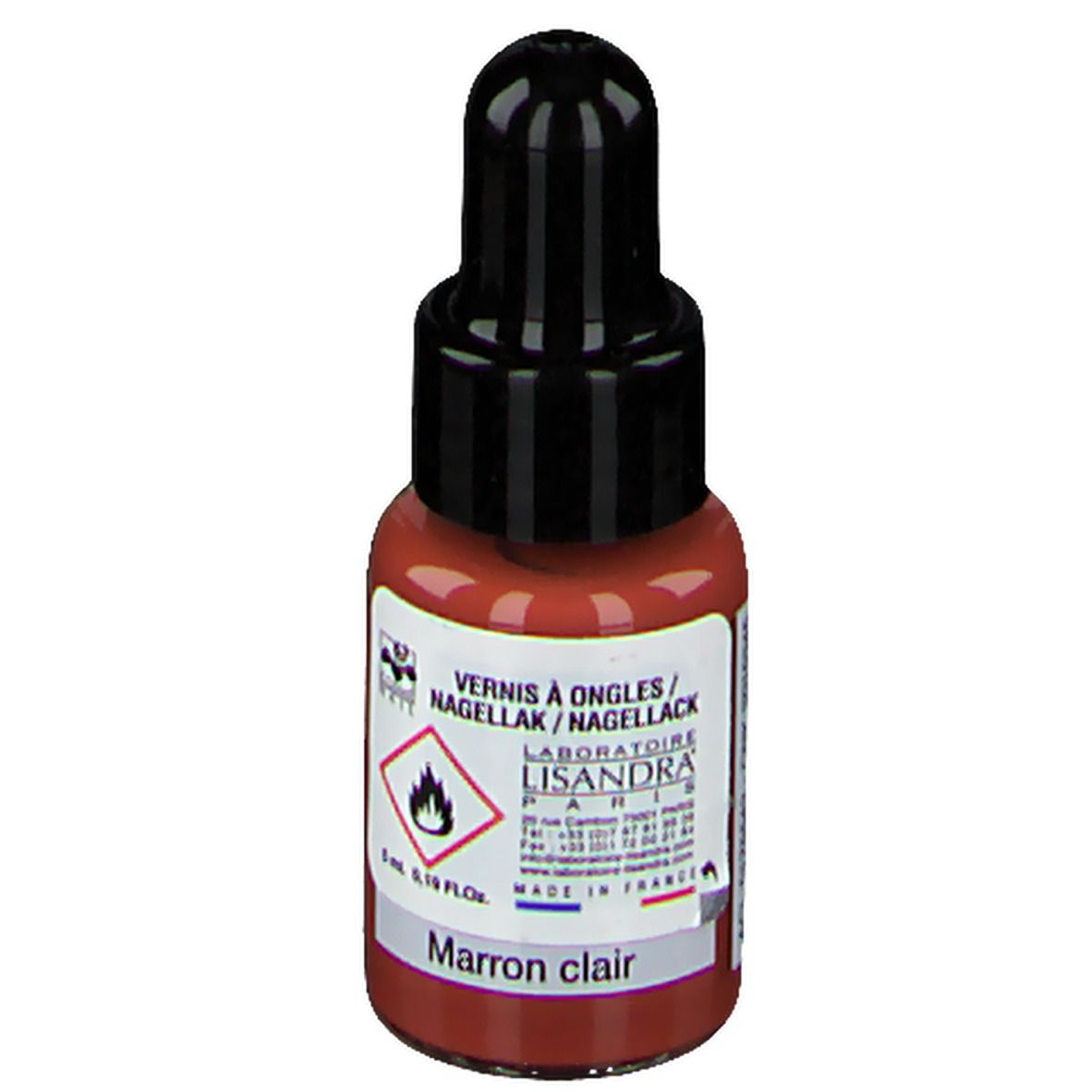 Lisandra Cosménail Vernis à Ongles 16 Brun Clair