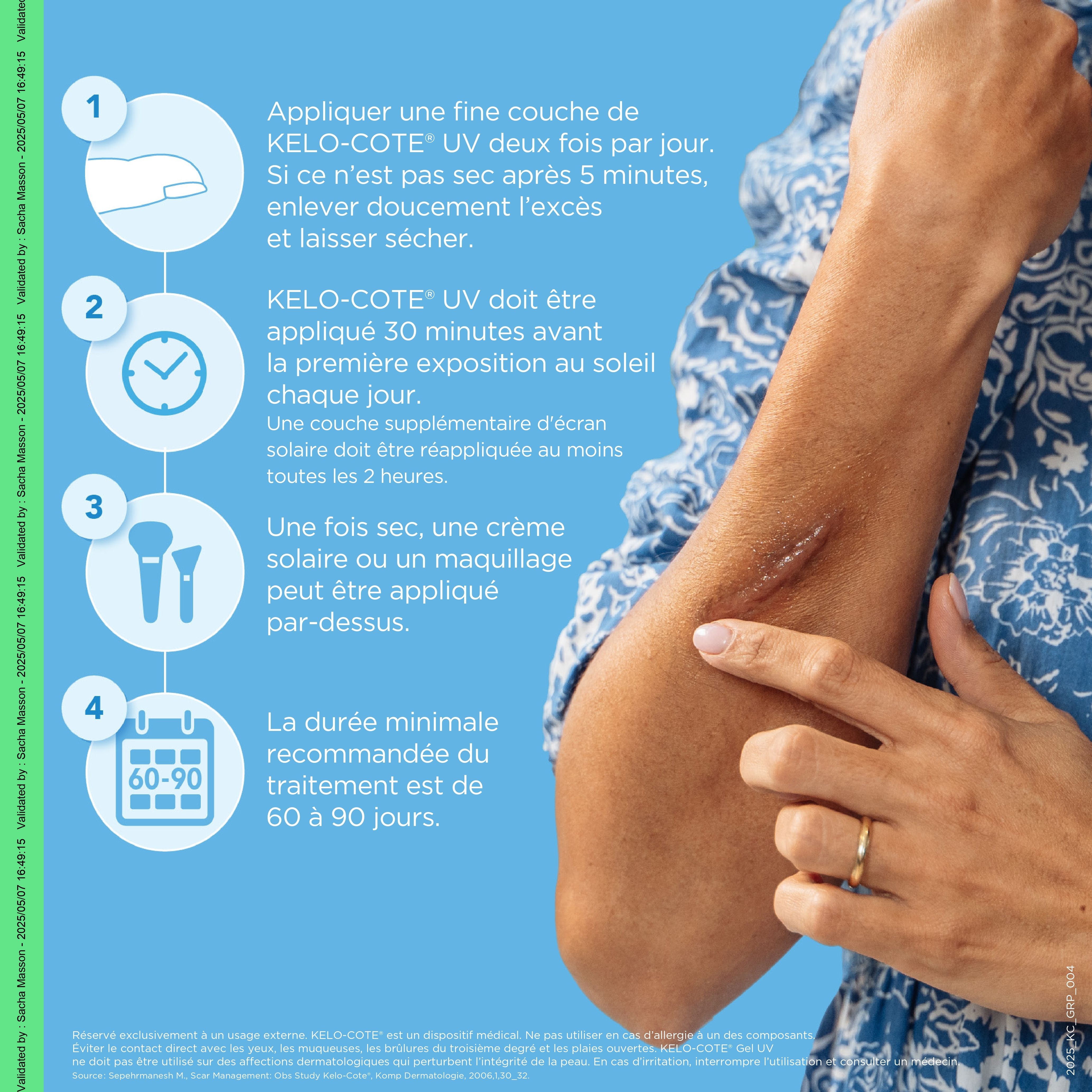 KELO-COTE® UV gel pour cicatrices