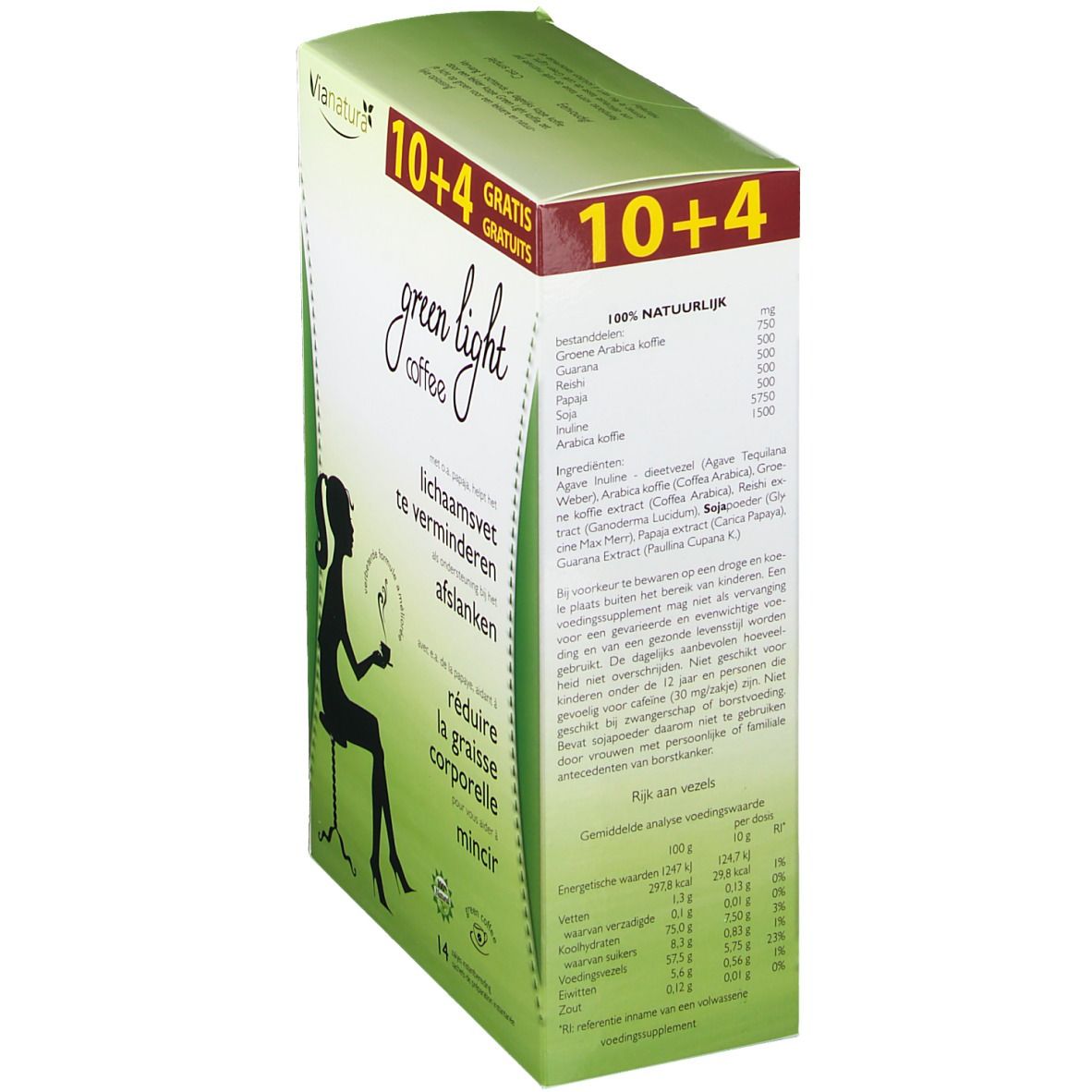 Green Light Coffee minceur 10 + 4 gratuits