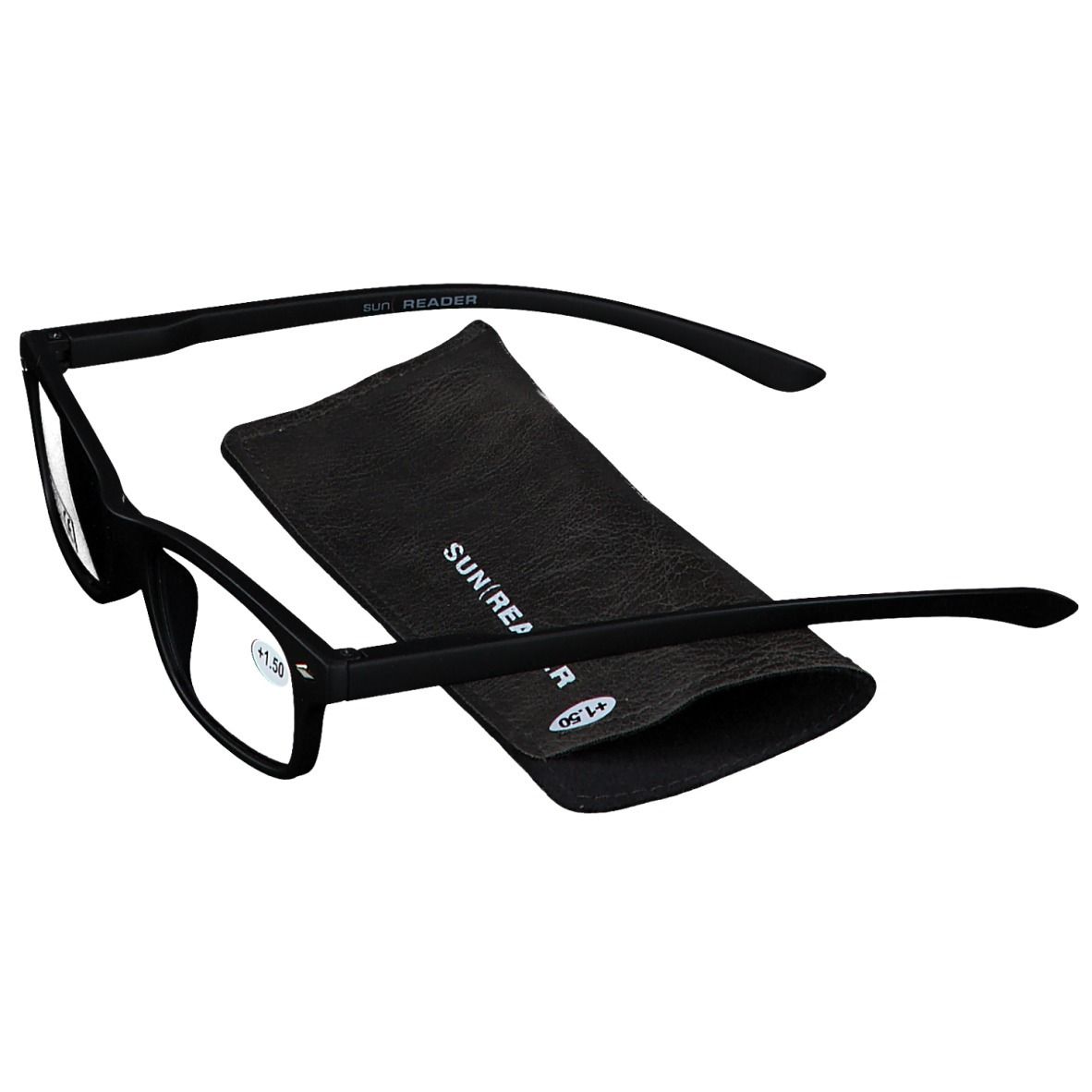 SUNREADER® Lunettes de lecture, solaire Noir +1.50