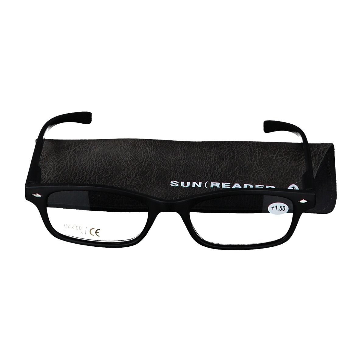 SUNREADER® Lunettes de lecture, solaire Noir +1.50