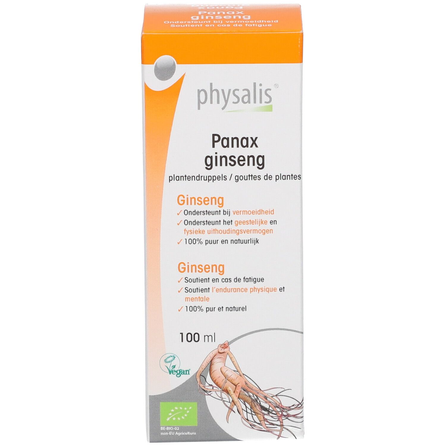 Physalis® Panax Ginseng  Gouttes de plantes