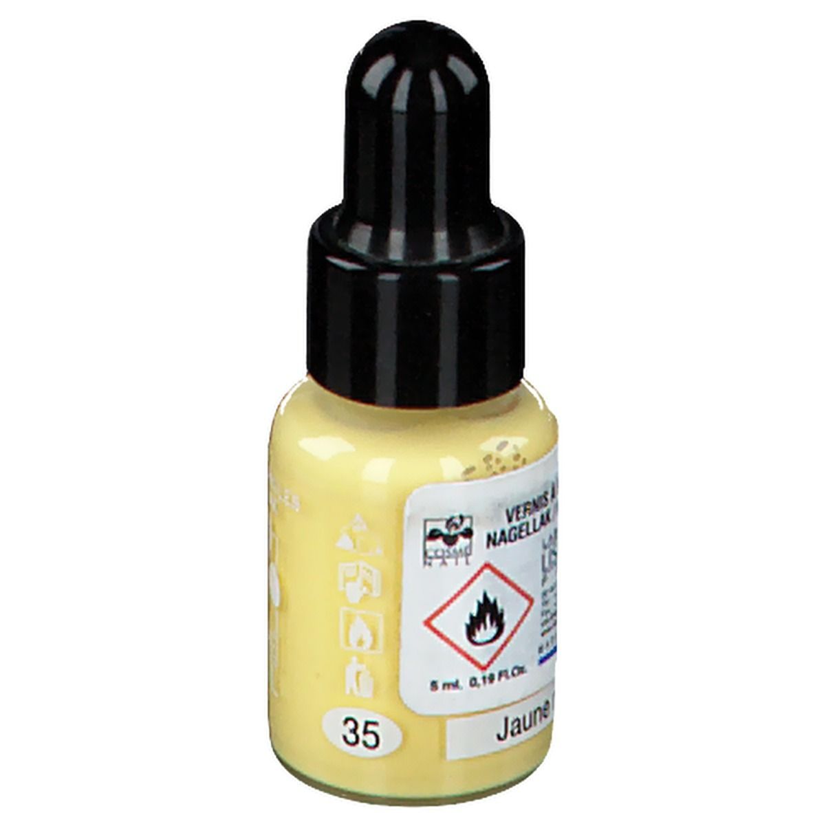 Lisandra Cosménail Vernis à Ongle 35 Jaune Mimosa