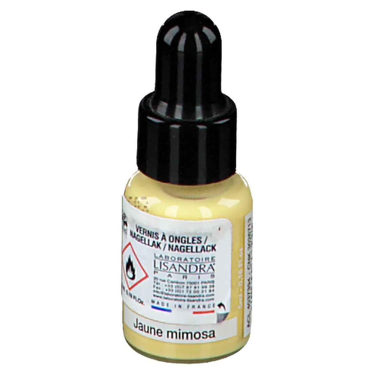 Lisandra Cosménail Vernis à Ongle 35 Jaune Mimosa