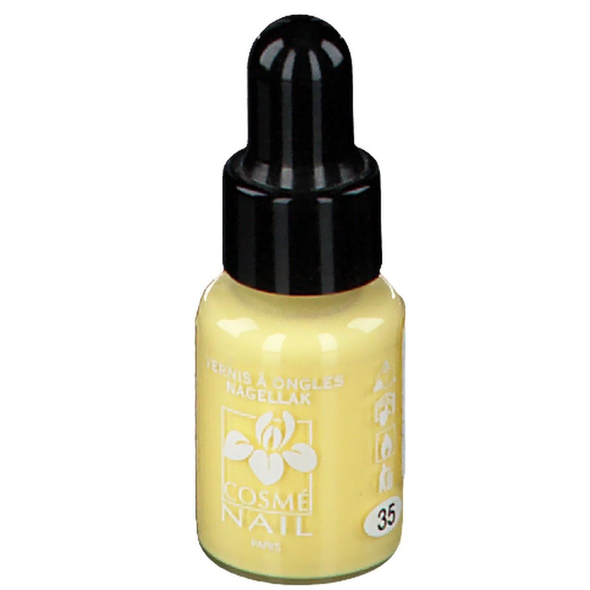 Lisandra Cosménail Vernis à Ongle 35 Jaune Mimosa