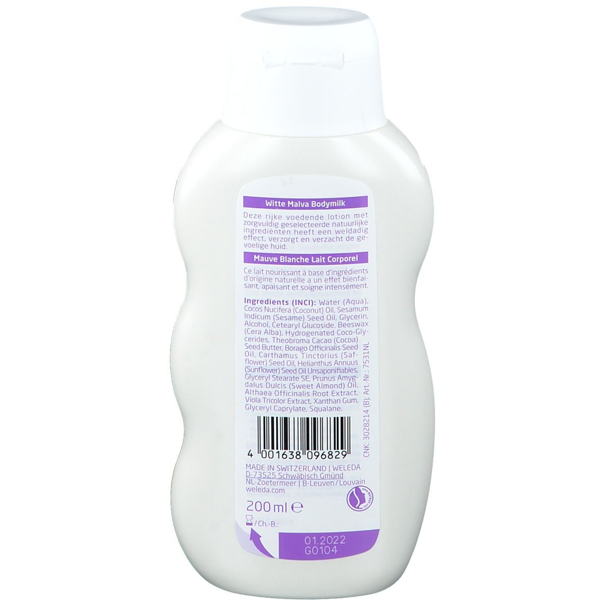 Weleda Baby Sensitive Lait Corporel à la Mauve Blanche