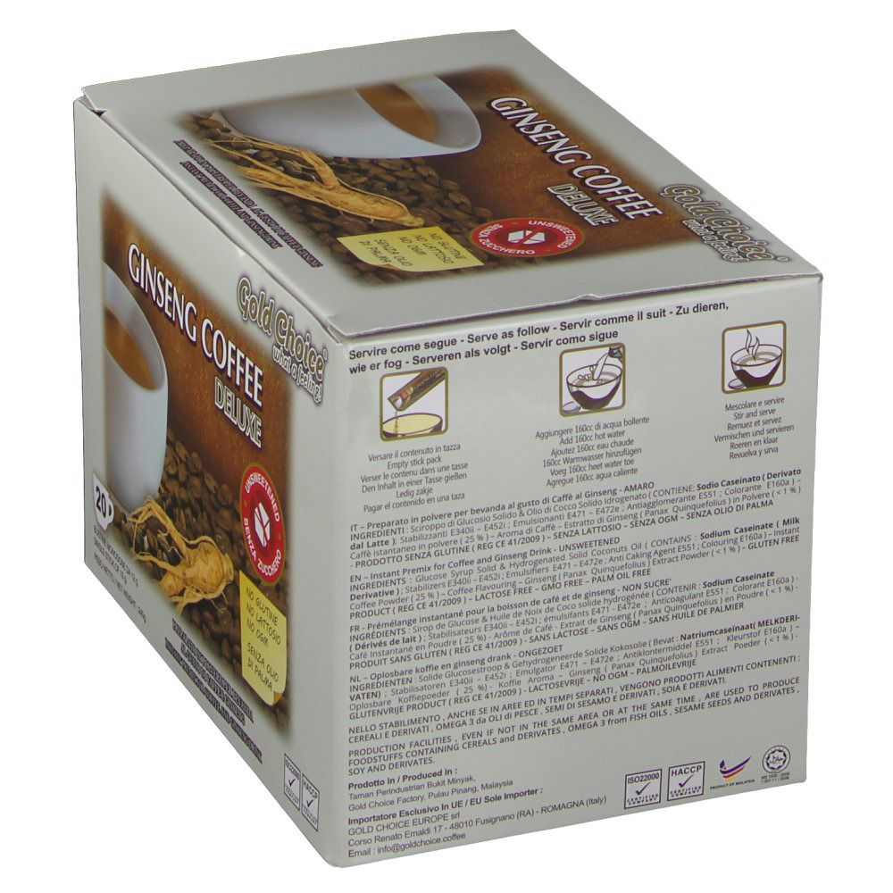 Ginseng Café Non Sucré