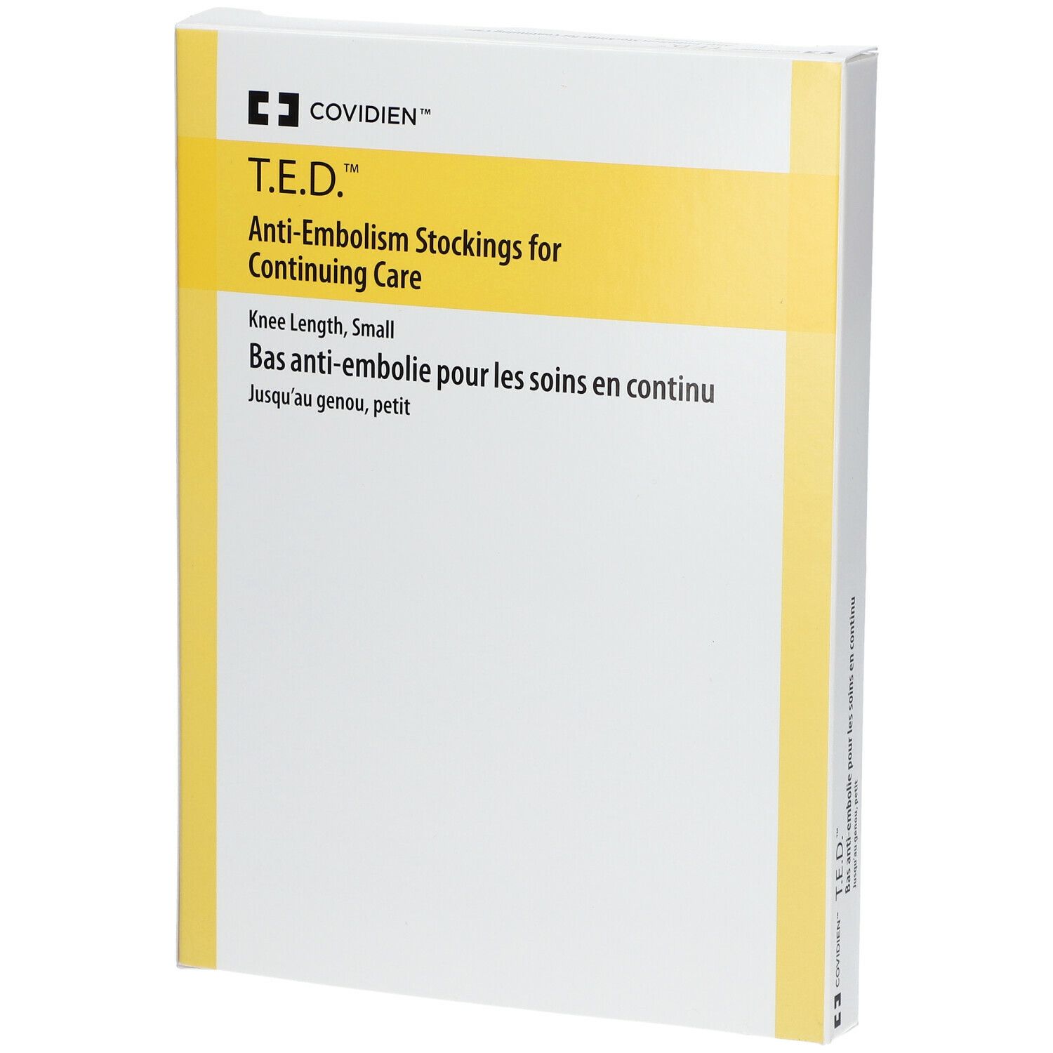 COVIDIEN™ T.E.D™ Bas anti-embolie genou Long Beige Small