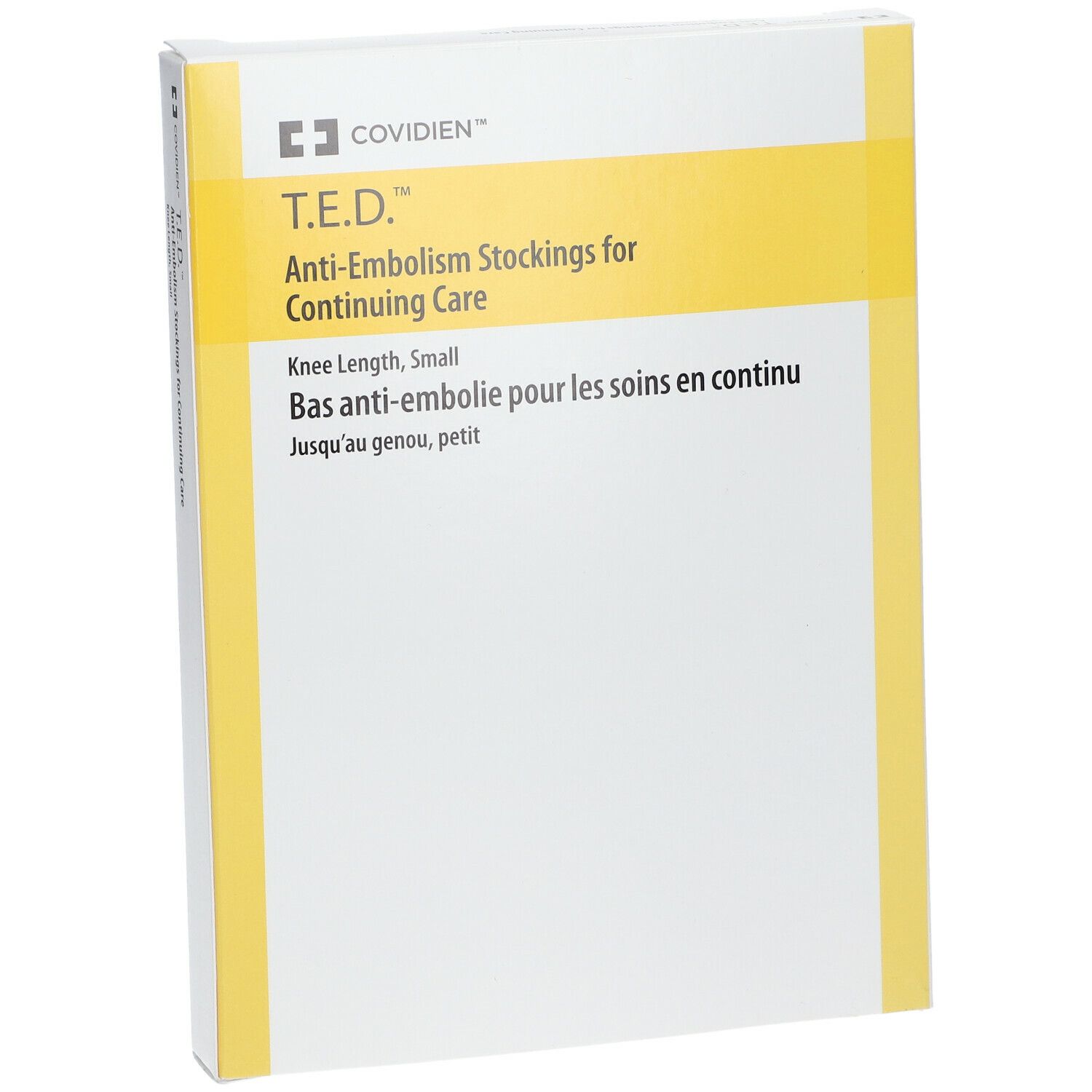COVIDIEN™ T.E.D™ Bas anti-embolie genou Long Beige Small