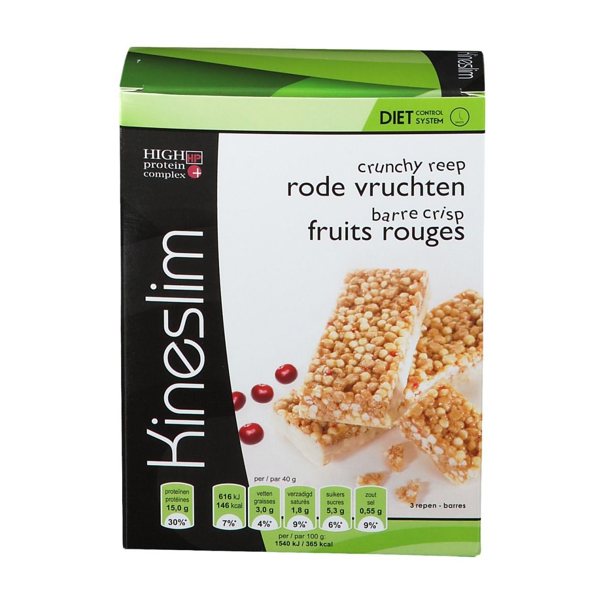 Kineslim Crisp Barre Fruits Rouges
