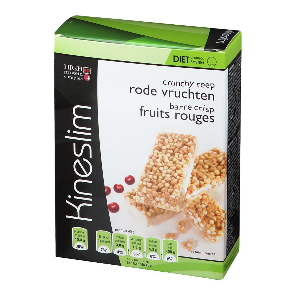 Kineslim Crisp Barre Fruits Rouges