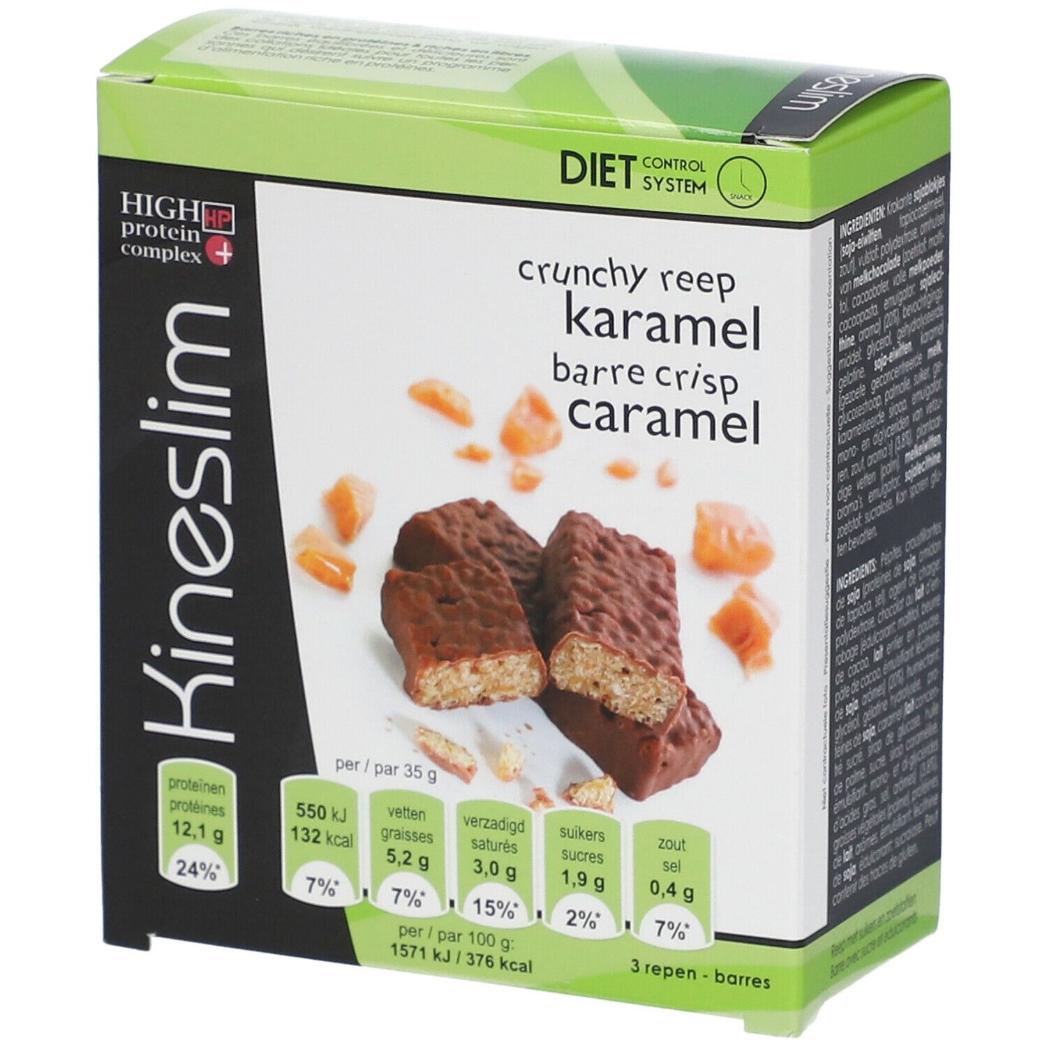 Kineslim Crisp Barre Caramel