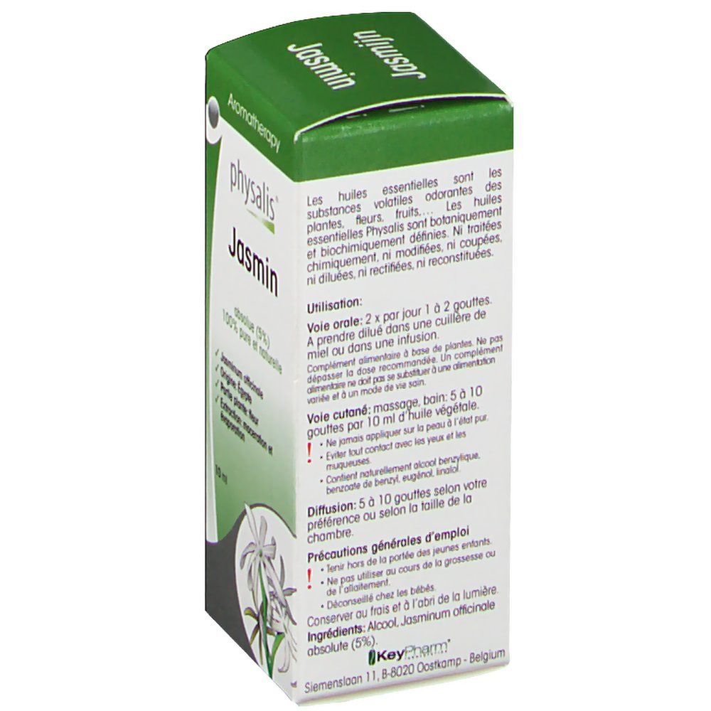 Physalis Jasmin Huile Essentielle Bio
