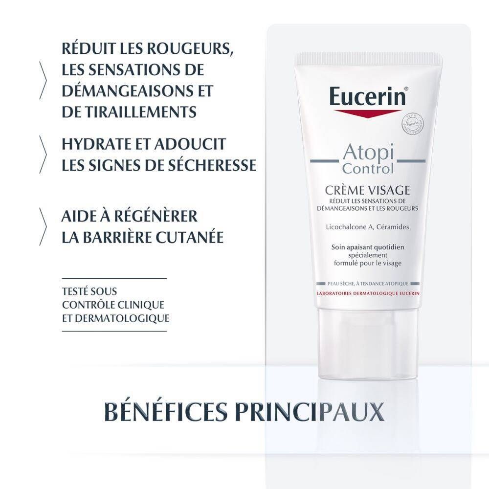 Eucerin AtopiControl Crème Visage Calmante
