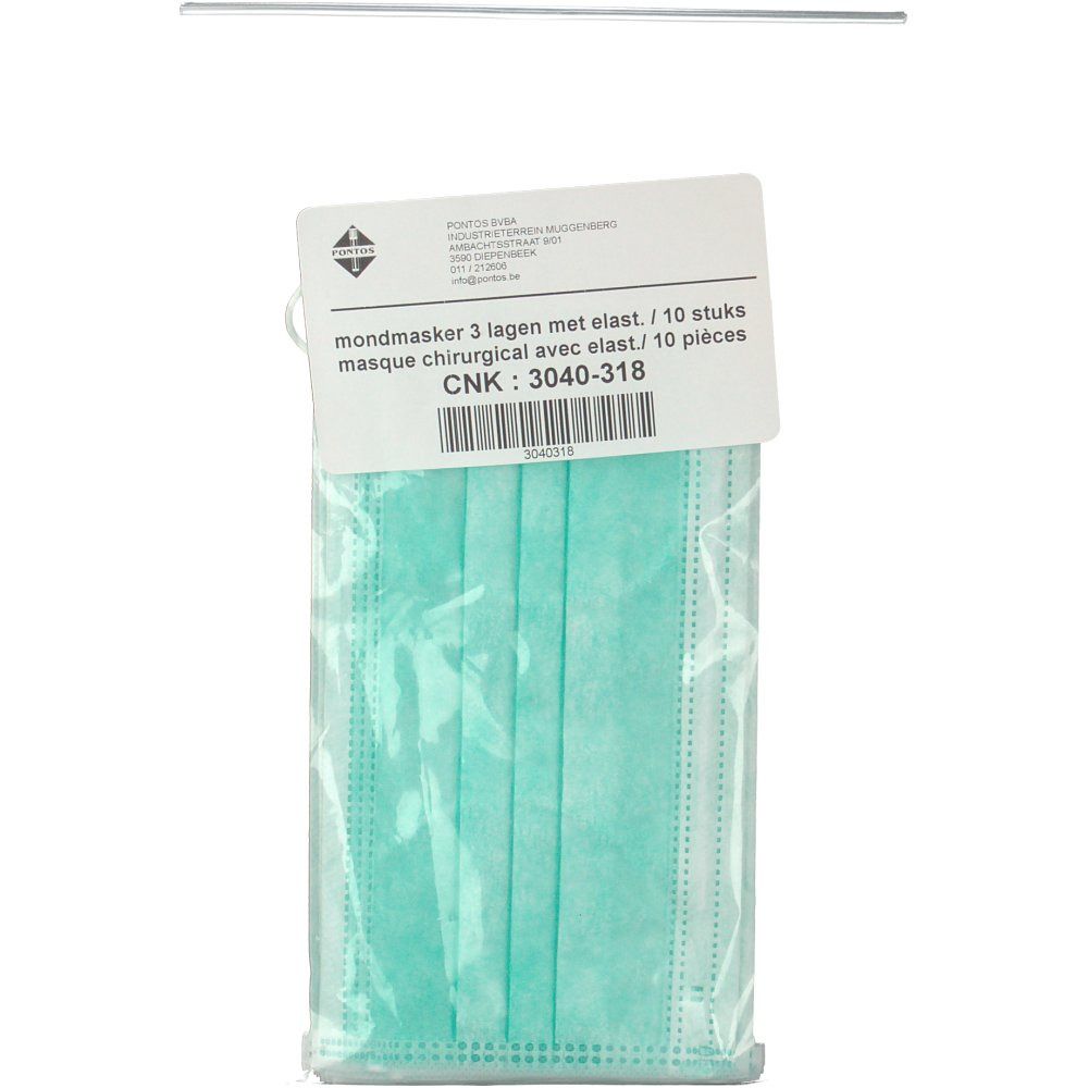 PONTOS Masque chirurgical avec elastique