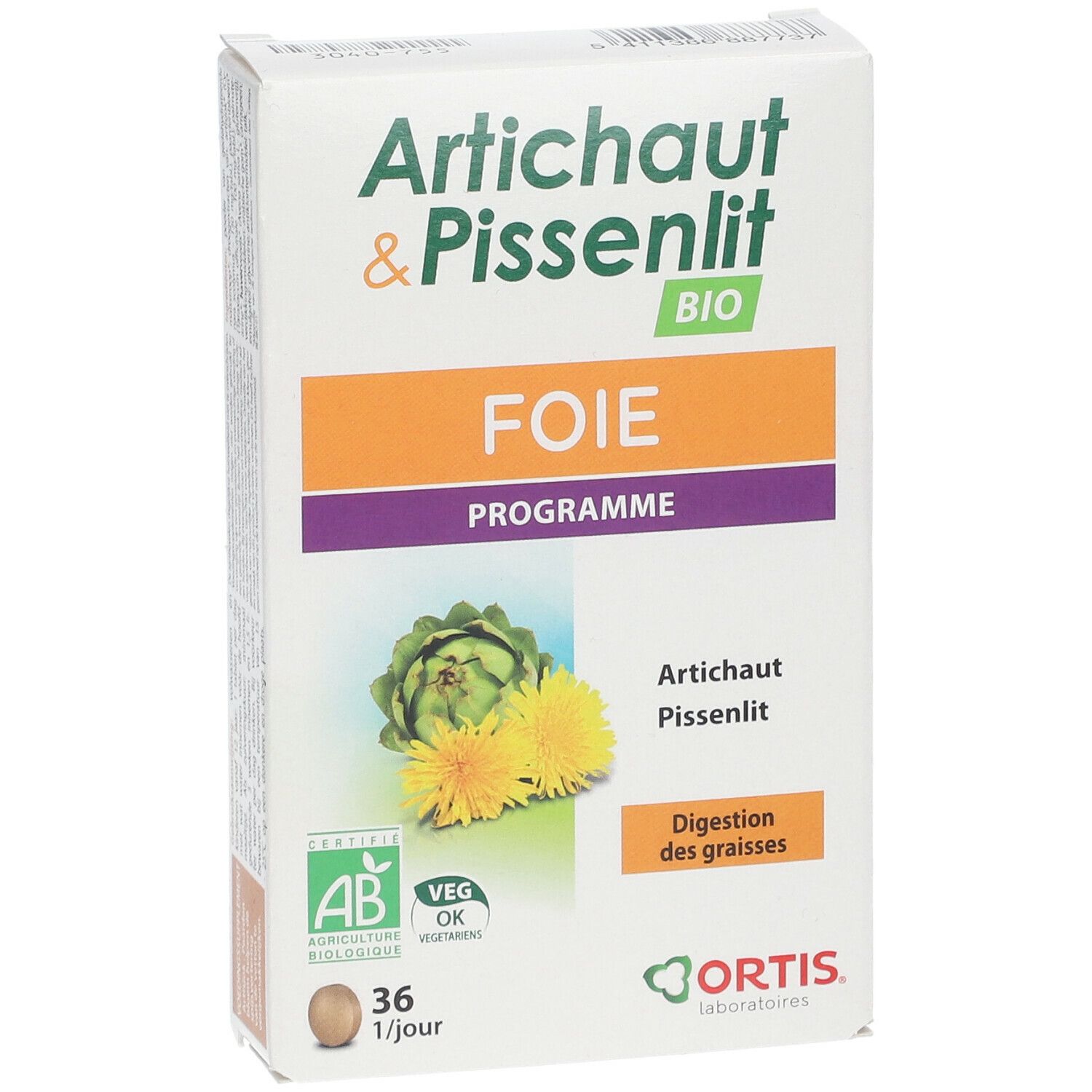 Ortis Artichaut Pissenlit Bio