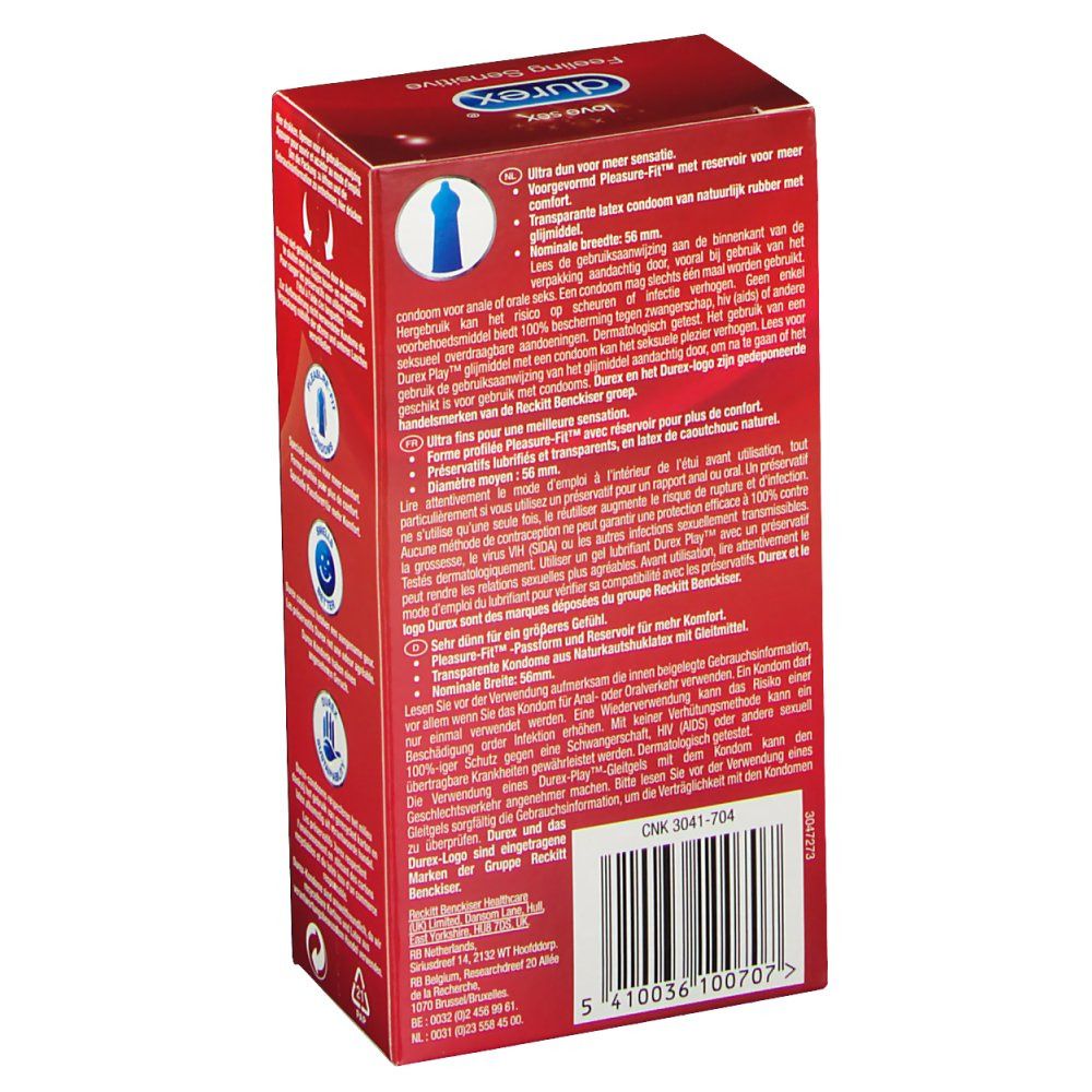 Durex® Préservatifs Feeling Sensitive