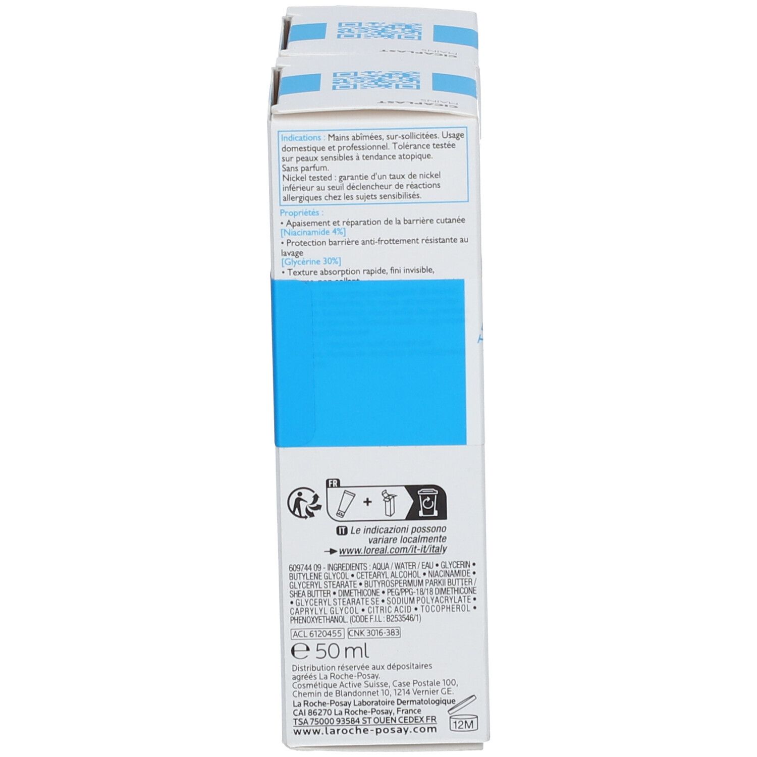 LA ROCHE POSAY Cicaplast Mains Crème barrière réparatrice