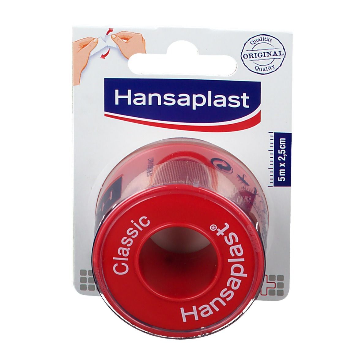 Hansaplast MED Sparadrap Classic 2,5 cm x 5 m