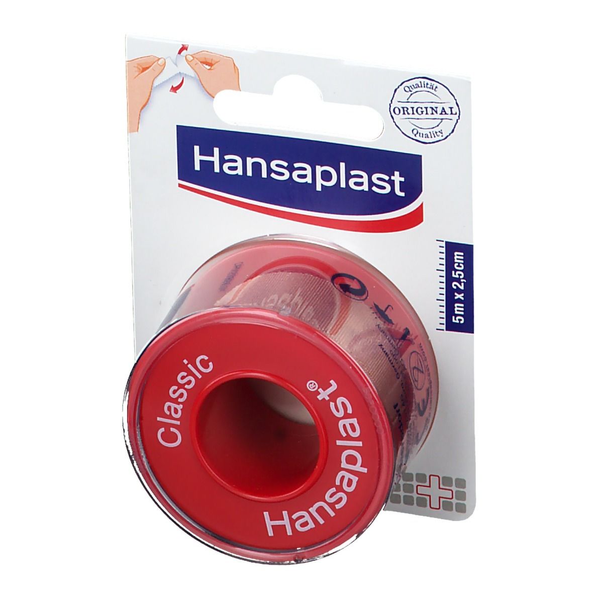 Hansaplast MED Sparadrap Classic 2,5 cm x 5 m